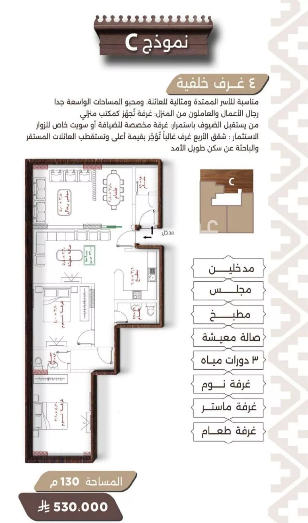 4 bedroom apartment in Al Naeem, Jeddah 6