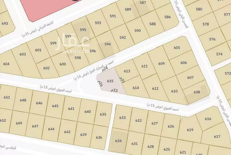 أرض 790 م² في العسيلة