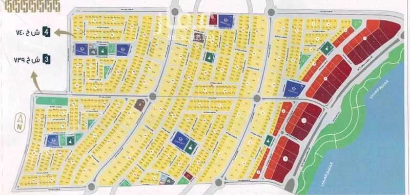 أرض 800 م² في البحر