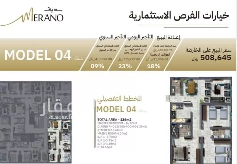 شقة 4 غرف في النزهة 5