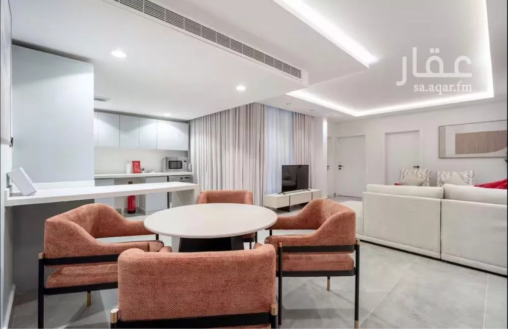 شقة 2 غرف في الملقا 4