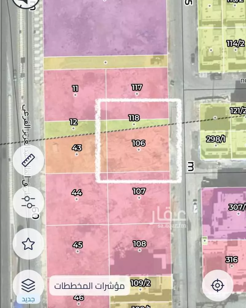 أرض 753 م² في العارض 2