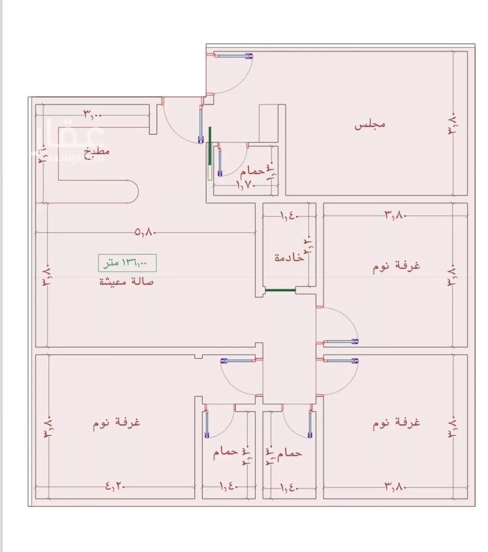 4 bedroom apartment in Al Wahah 2