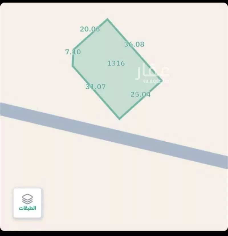 أرض 887 م² في المليساء 2