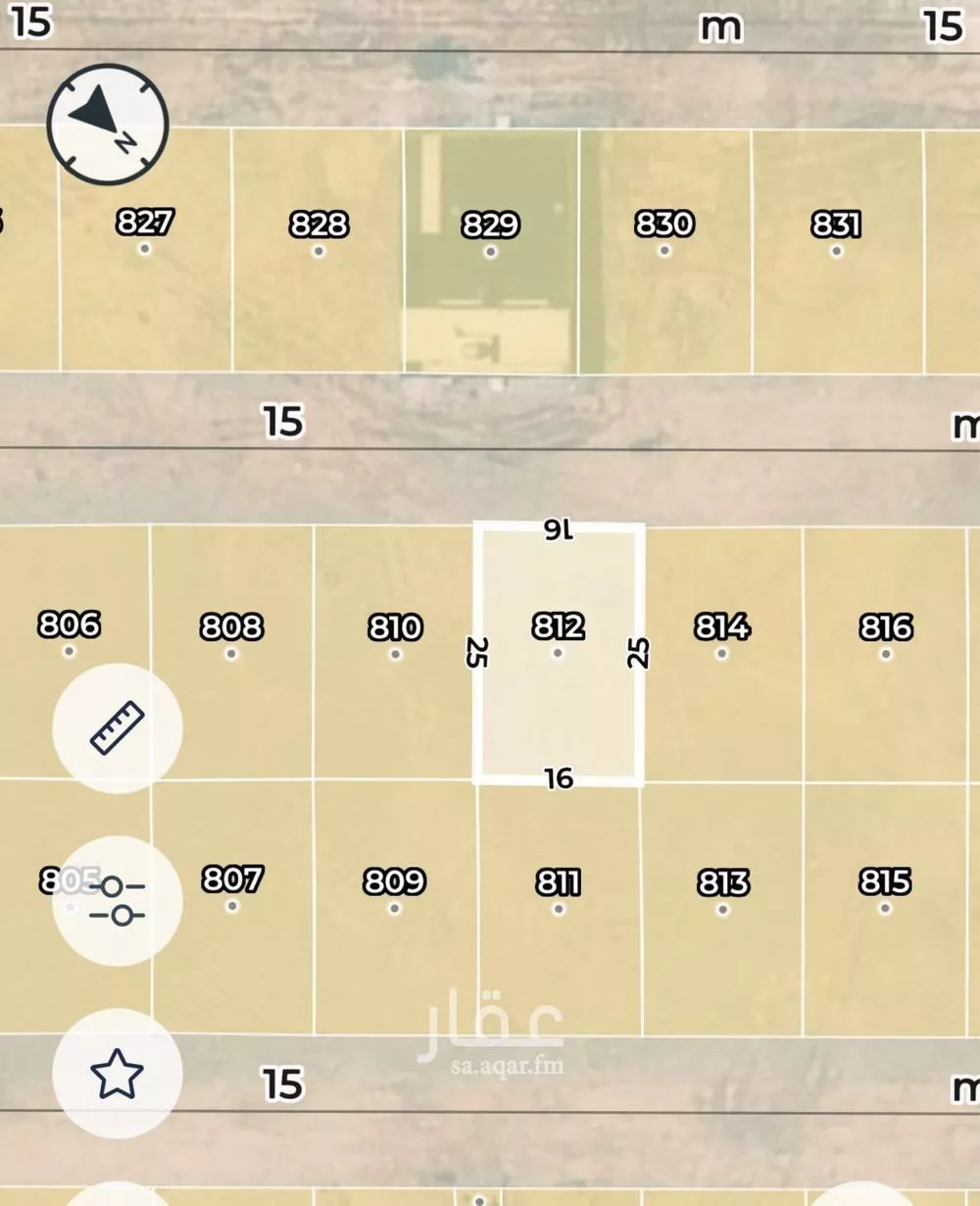 أرض 400 م² في عريض 2