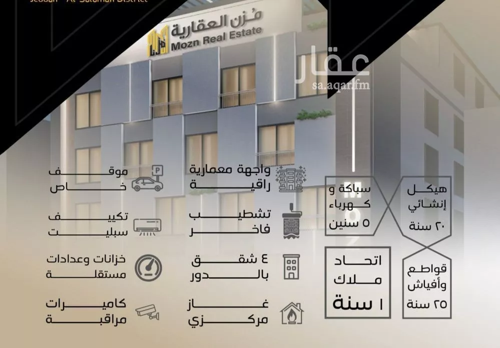 شقة 3 غرف في السلامة 5