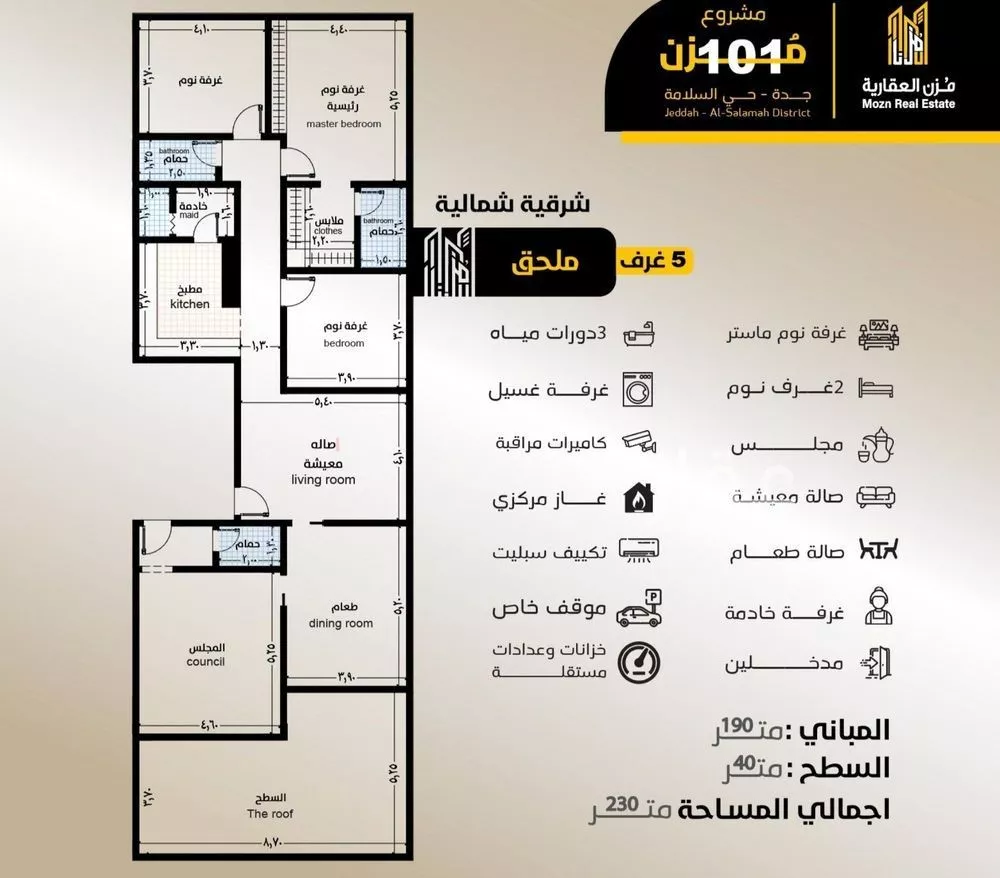 5 bedroom apartment in Al Salamah 2