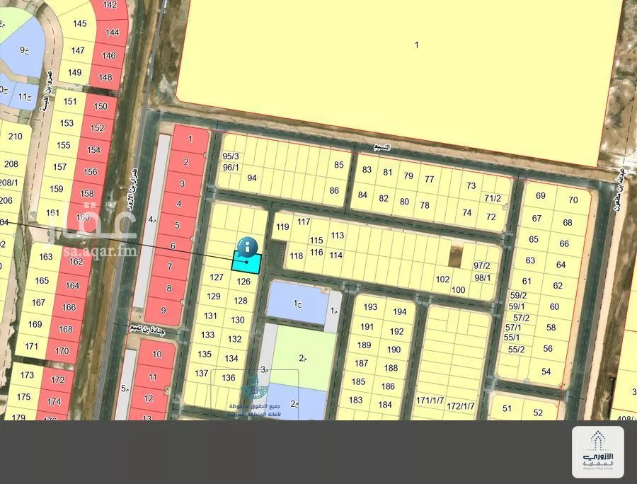 أرض 682 م² في الامواج 3