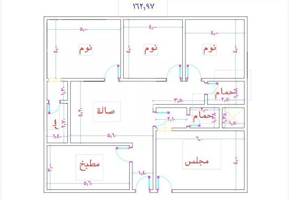شقة 4 غرف في الفيصلية 2