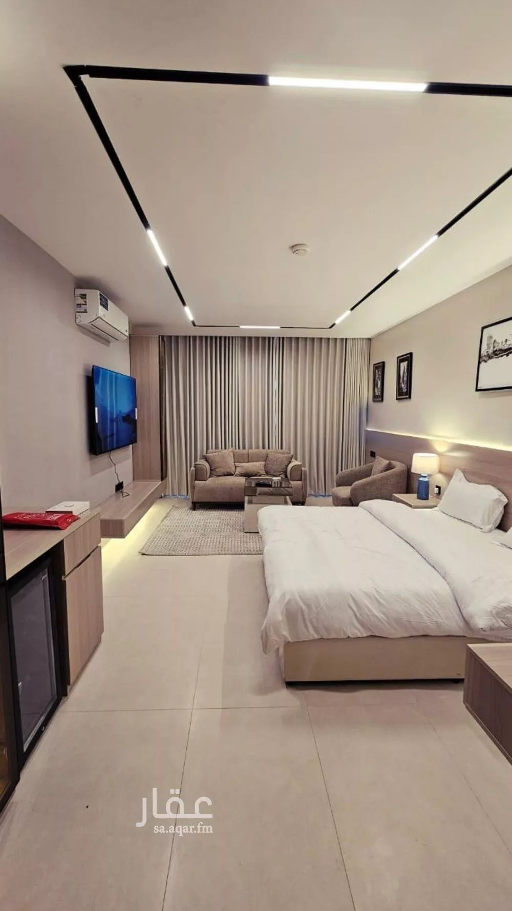 شقة 1 غرف في العقيق 4