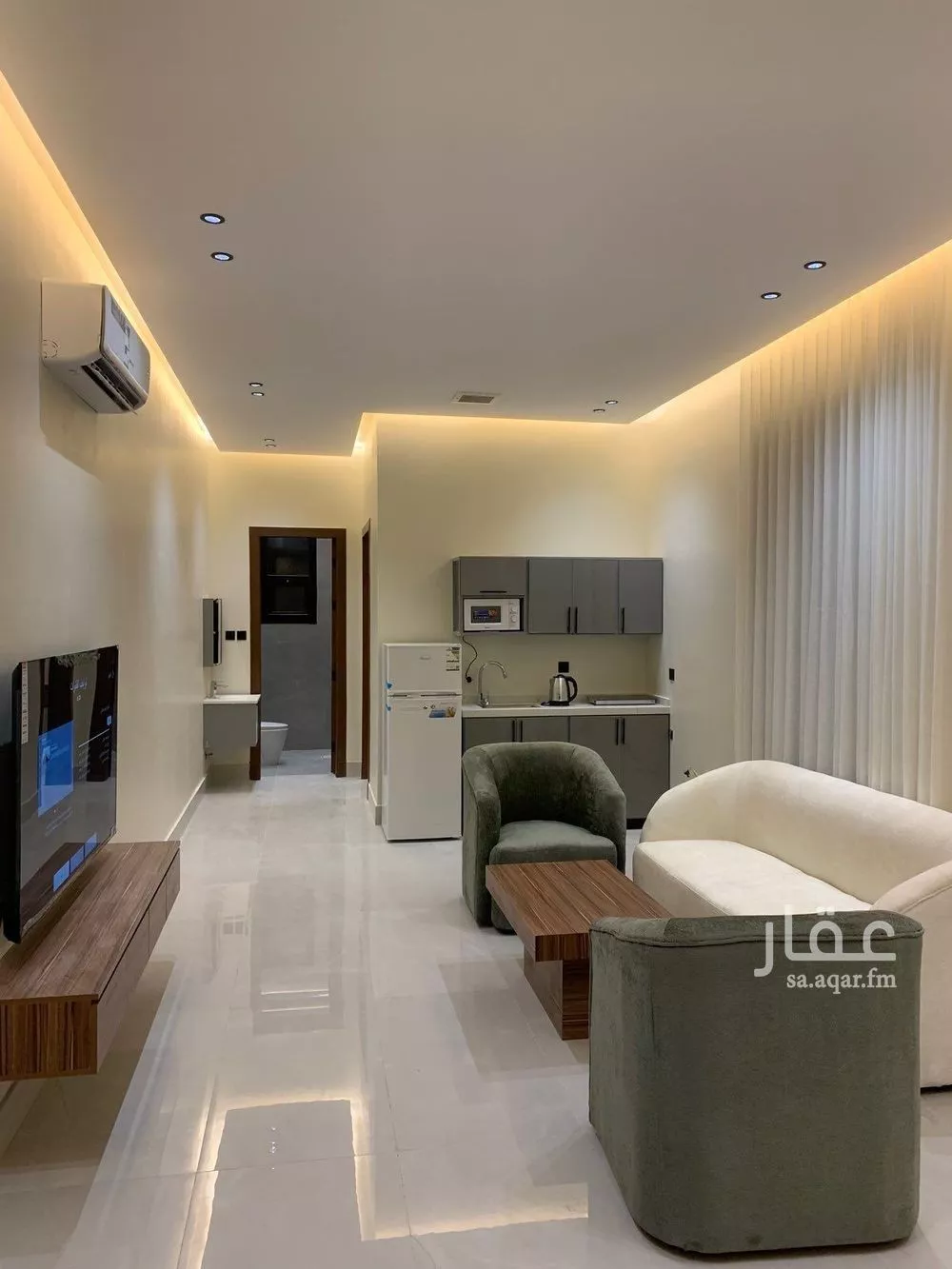 شقة 1 غرف في الخليج 2