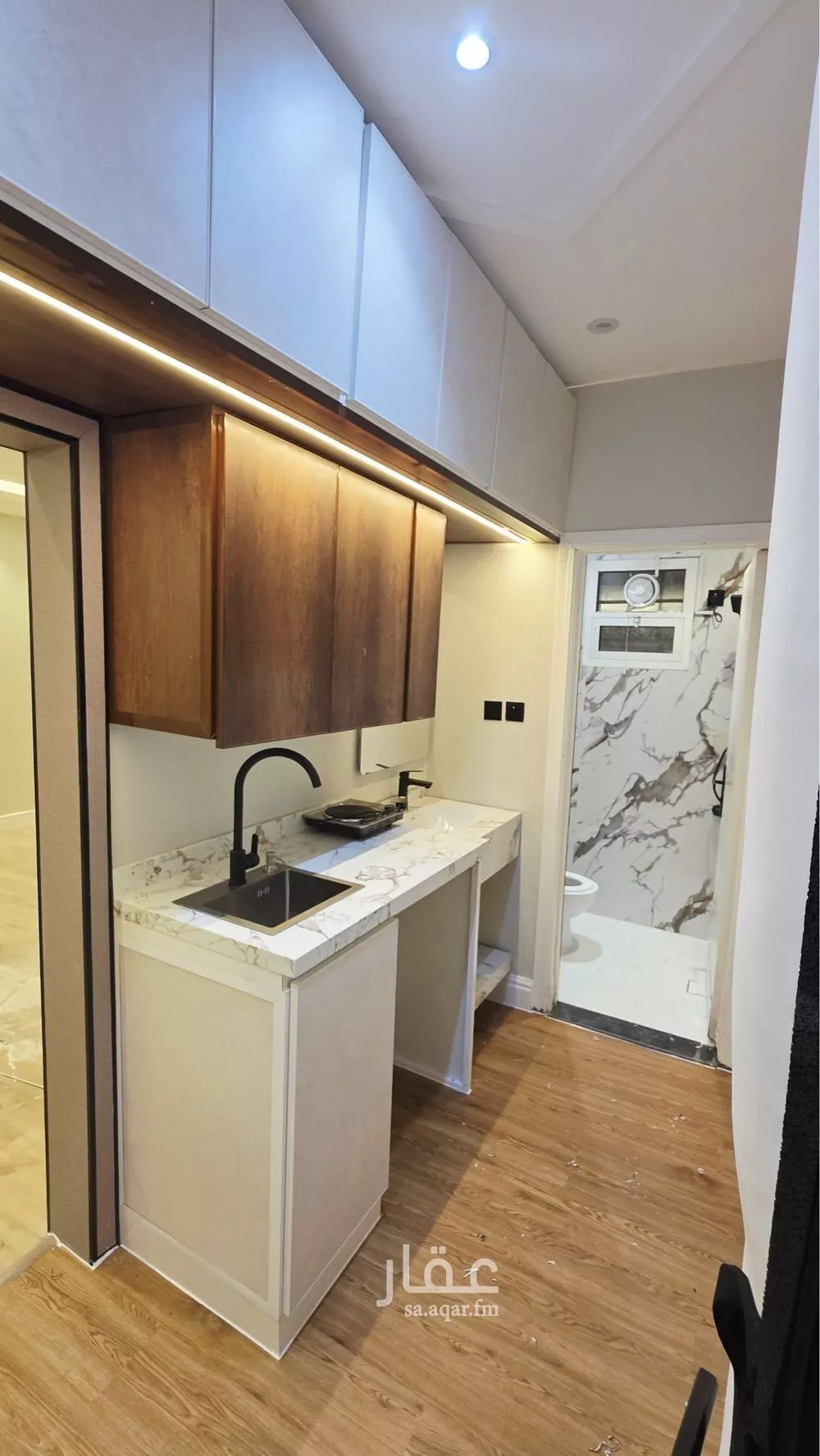 شقة 1 غرف في العقيق 2