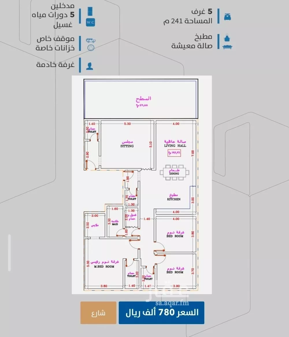 5 bedroom apartment in Al Safa 1