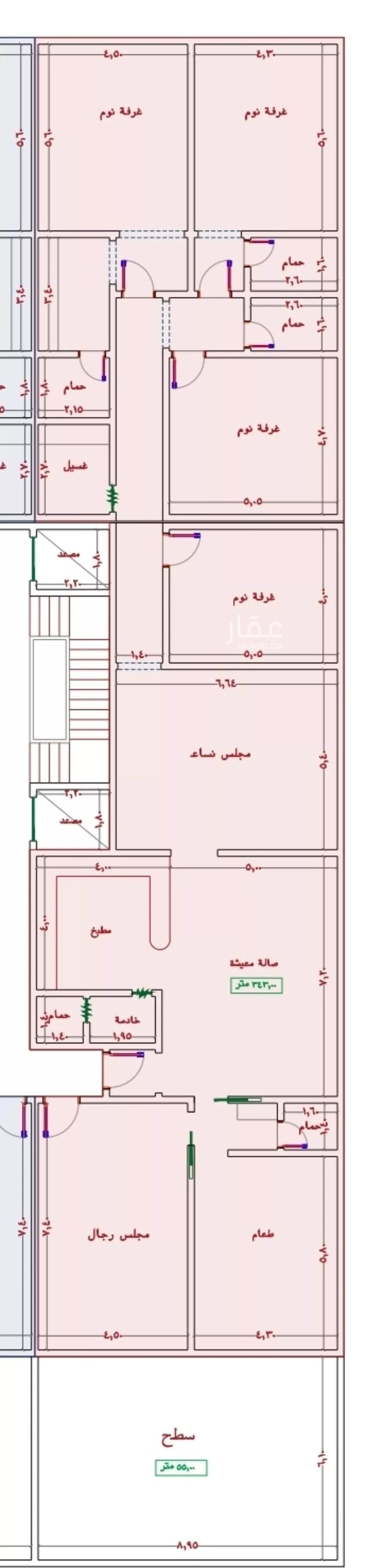 دور 7 غرف في الجامعة 4
