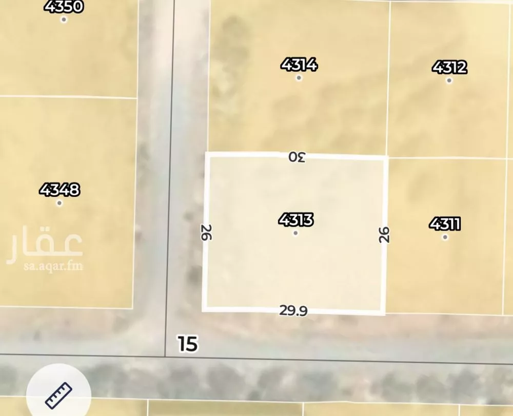 أرض 780 م² في النرجس 2