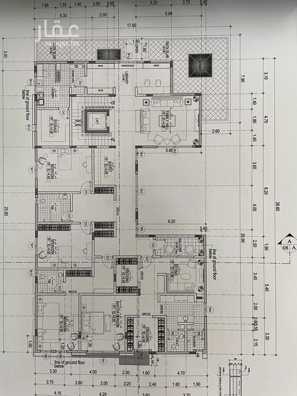 فيلا 6 غرف في البحر 4