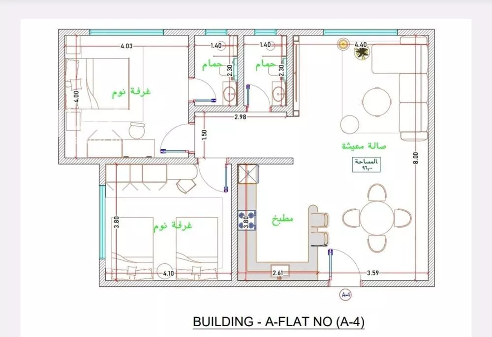 3 bedroom apartment in Al Safa 2
