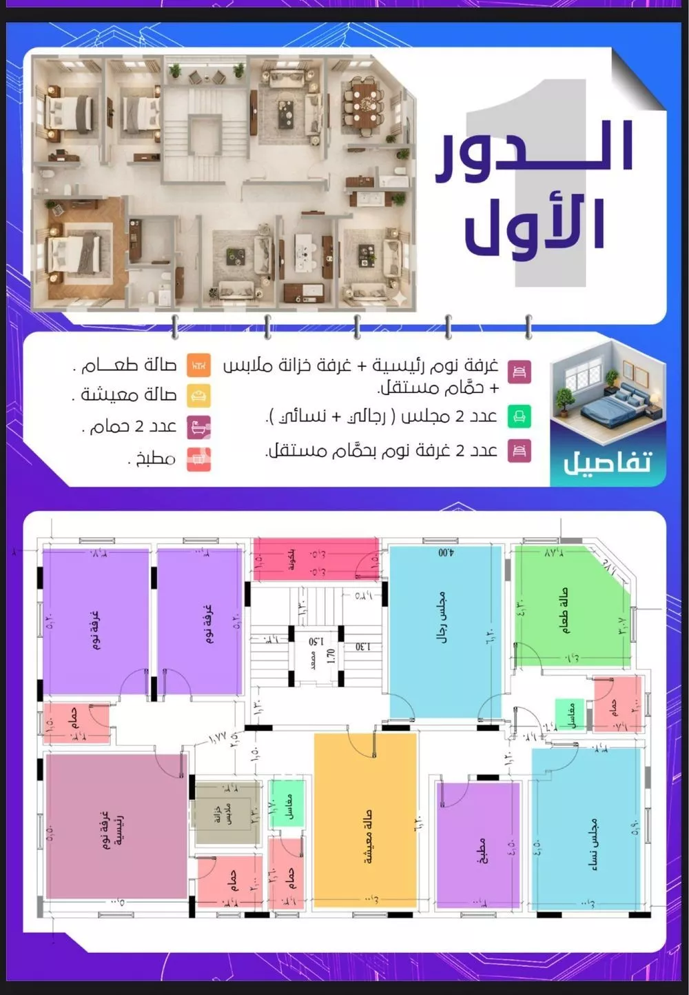 عمارة 425 م² في الصوارى 3