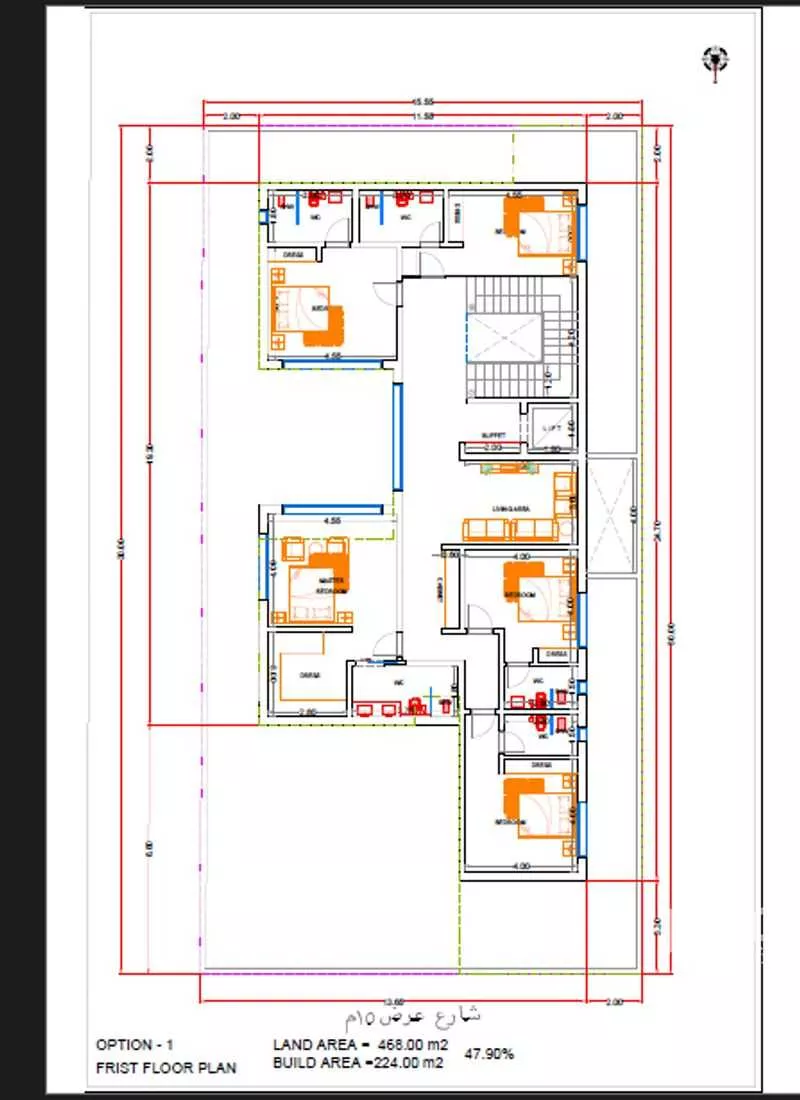 فيلا 6 غرف في النرجس 5