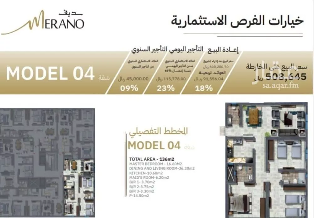 شقة 4 غرف في النزهة 5