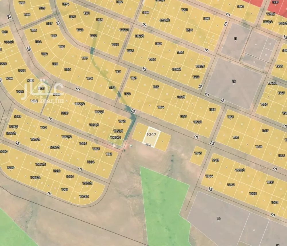 أرض 918 م² في عريض 2