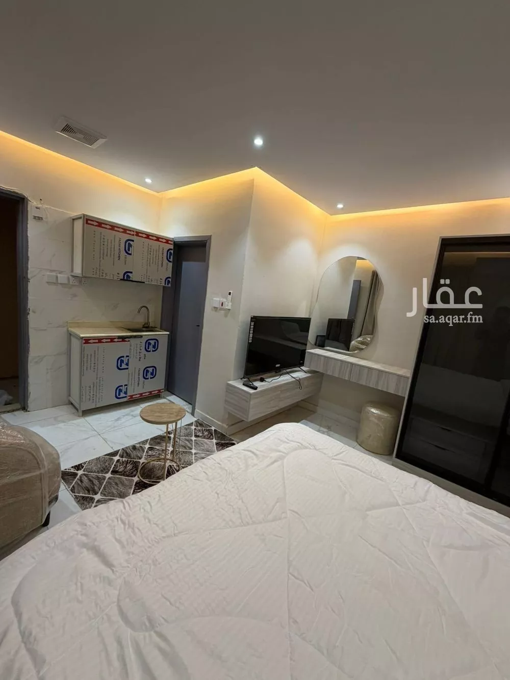 شقة 1 غرف في الروضة 4