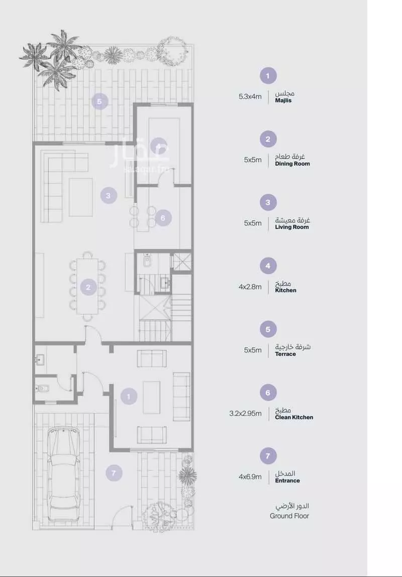 فيلا 5 غرف في ام خالد 2