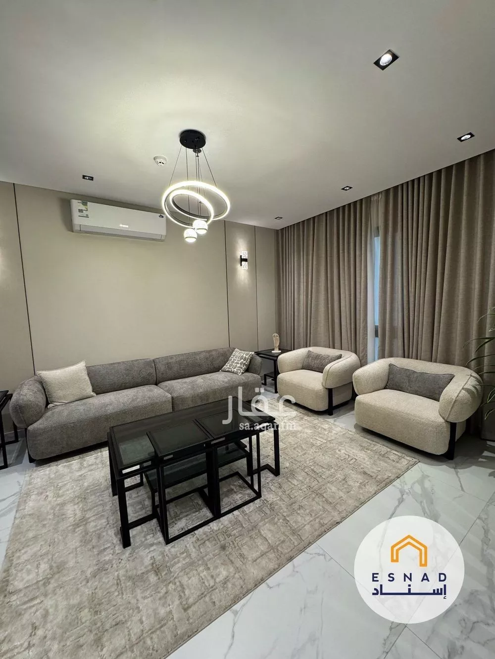 شقة 3 غرف في الحمرا 4