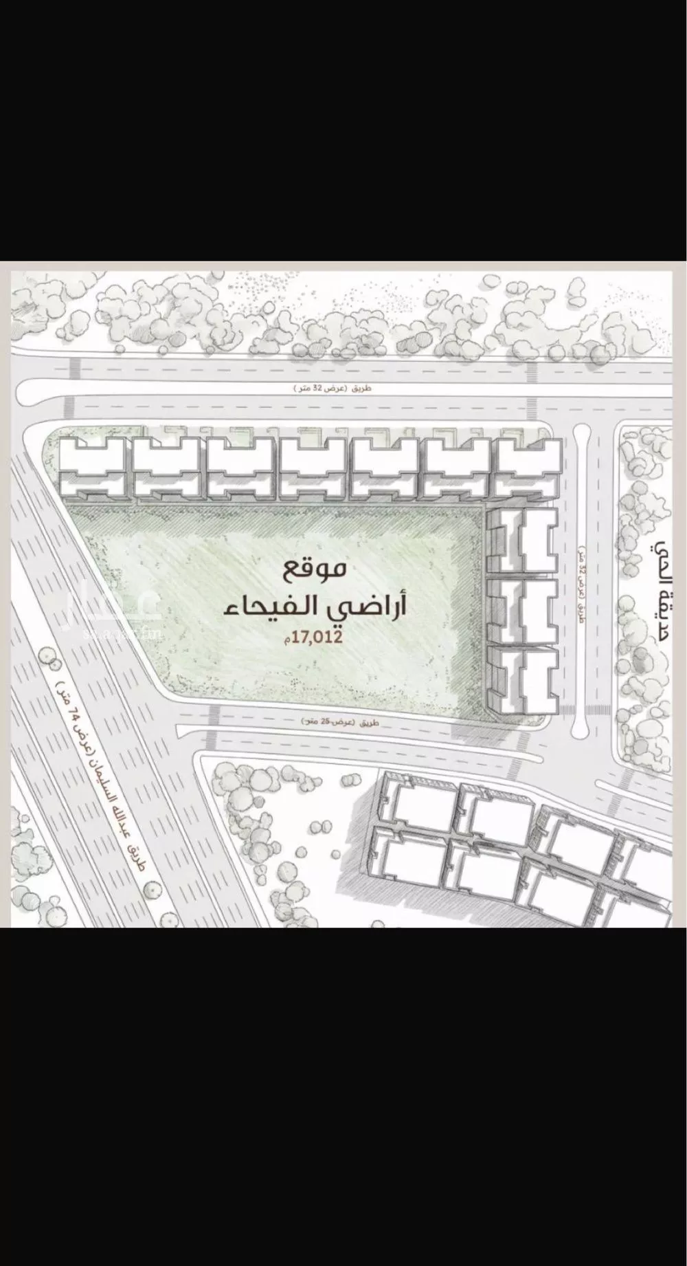 أرض 995 م² في الفيحاء 2