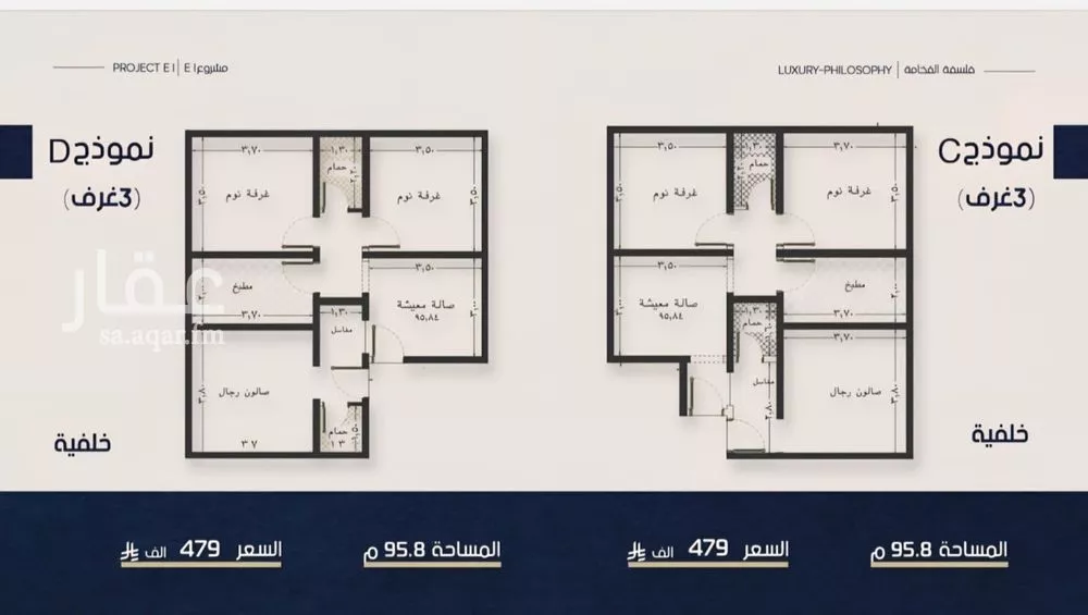 دور 3 غرف في النعيم 1