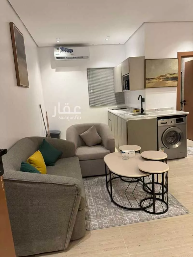 شقة 1 غرف في العقيق 1