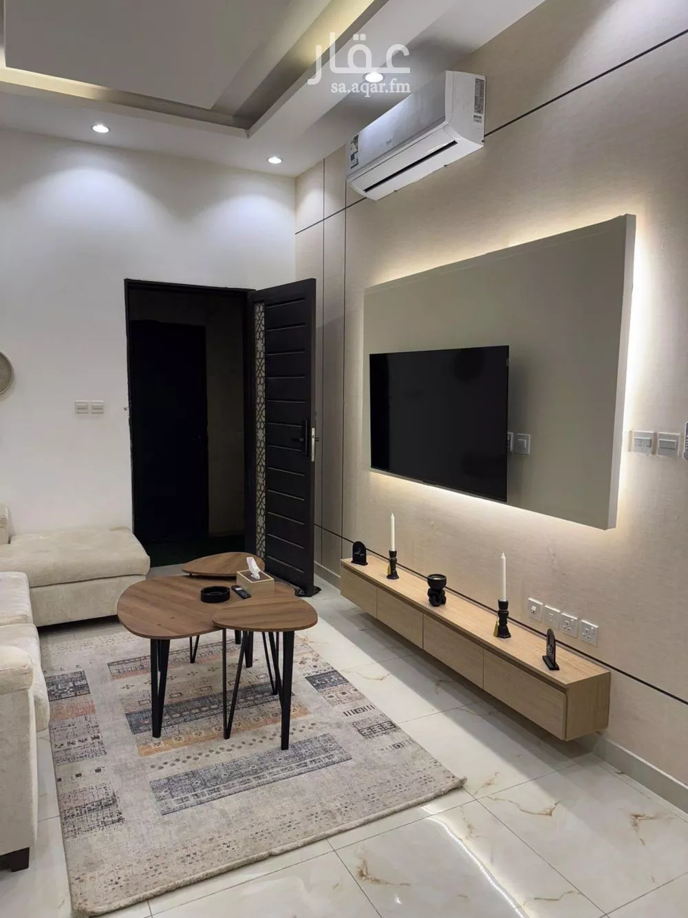 شقة 1 غرف في العقيق 2