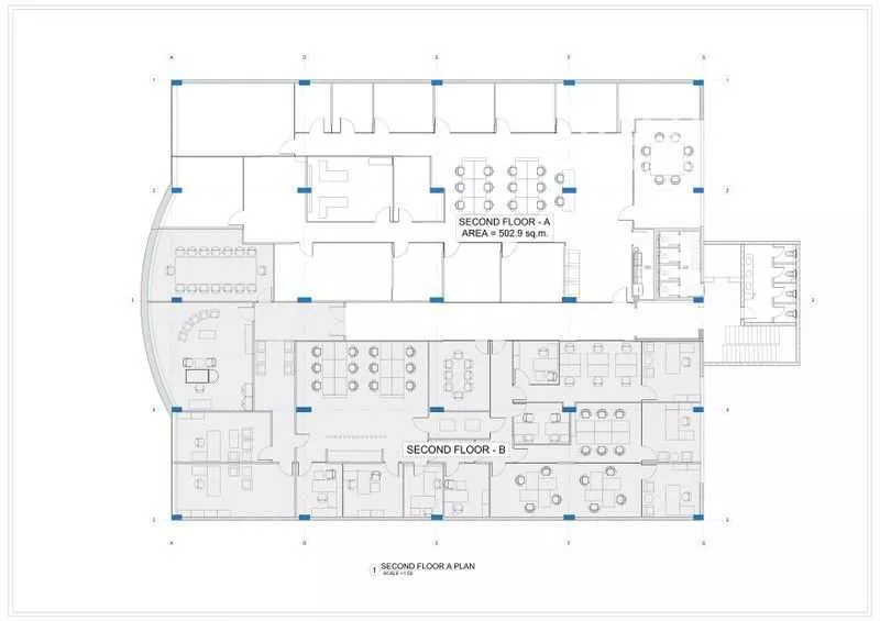 مكتب 502 م² في العليا 1