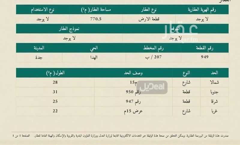 land in Al Huda, Jeddah 2