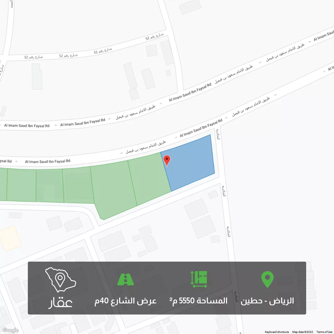أرض للبيع في طريق الامام سعود بن فيصل ، حي حطين ، الرياض ، الرياض 1 صورة