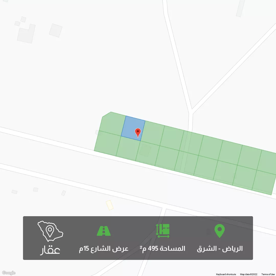 أرض للبيع في شارع الماضي ، حي الزاهر ، الرياض ، رماح 1 صورة
