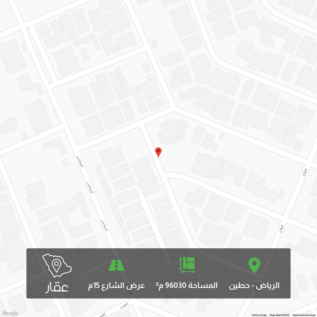 أرض للبيع في شارع الشذا ، حي حطين ، الرياض ، الرياض 1 صورة