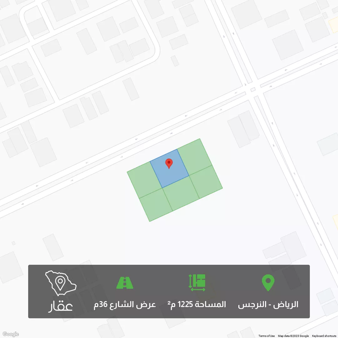 أرض للبيع في شارع سليمان بن عبدالله الجبرين ، حي النرجس ، الرياض ، امارة منطقة الرياض 1 صورة
