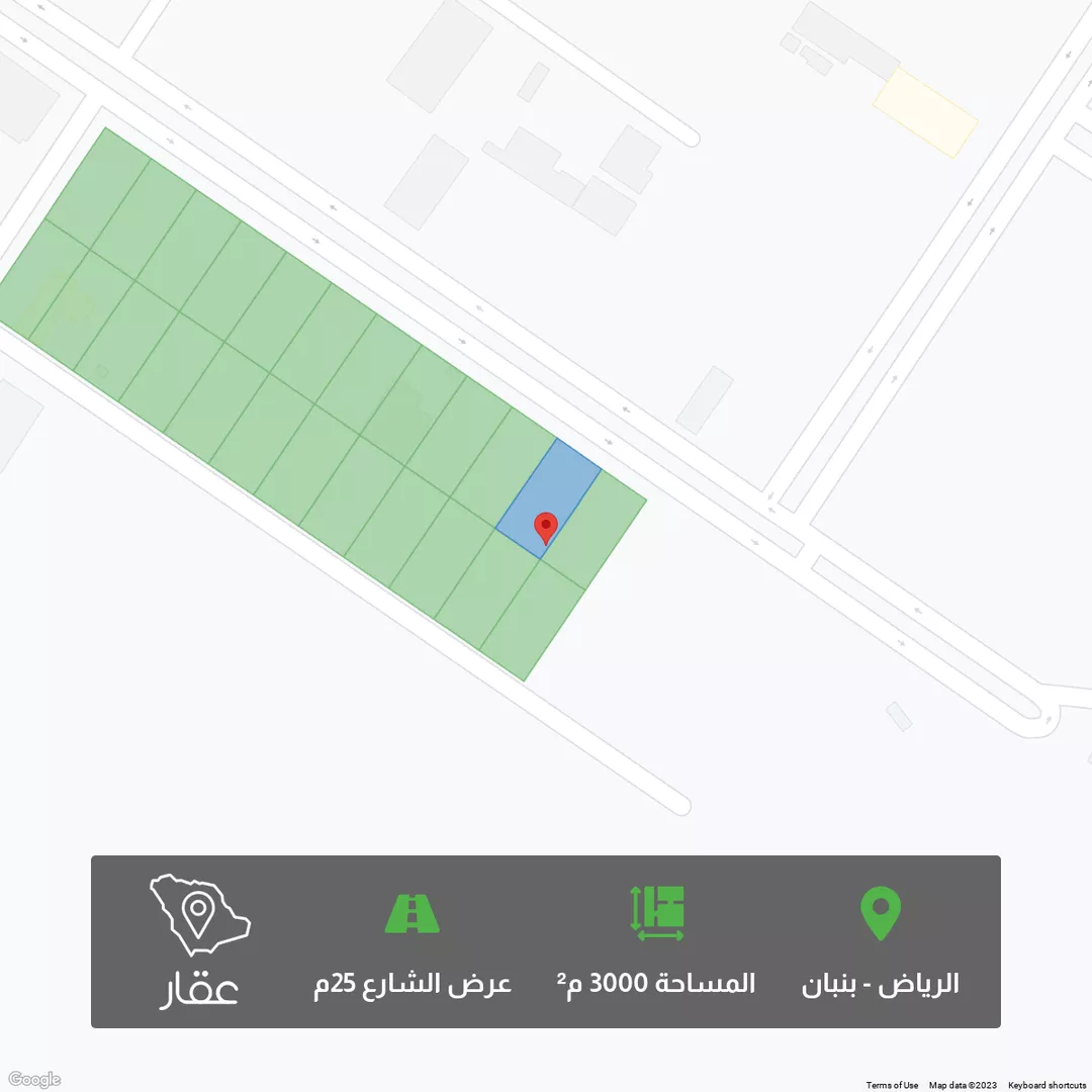 أرض للبيع في شارع أبي بكر الزبيدي ، حي بنبان ، الرياض ، حريملاء 1 صورة