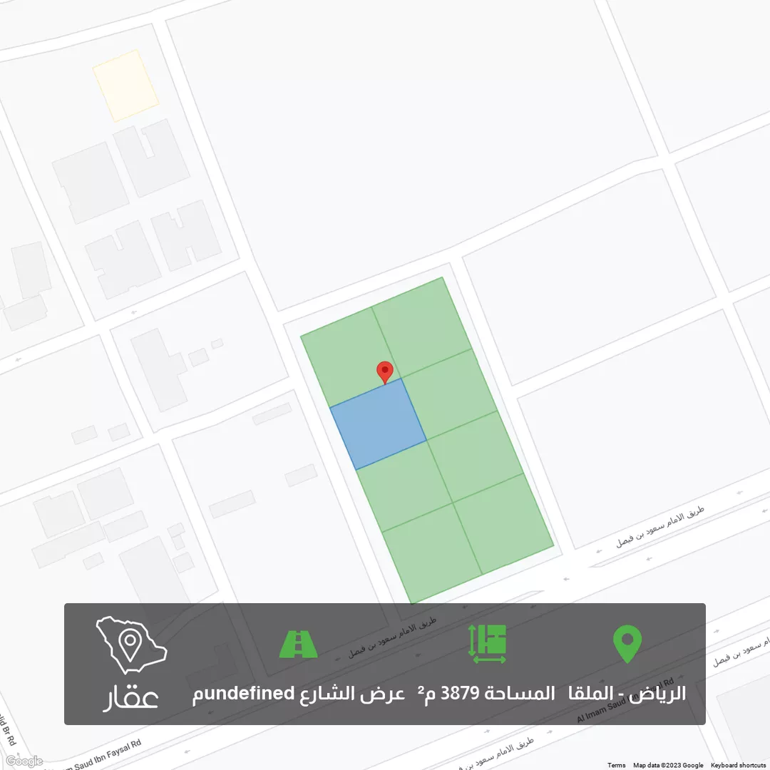 أرض للبيع في طريق الامام سعود بن فيصل ، حي الملقا ، الرياض ، منطقة الرياض 1 صورة