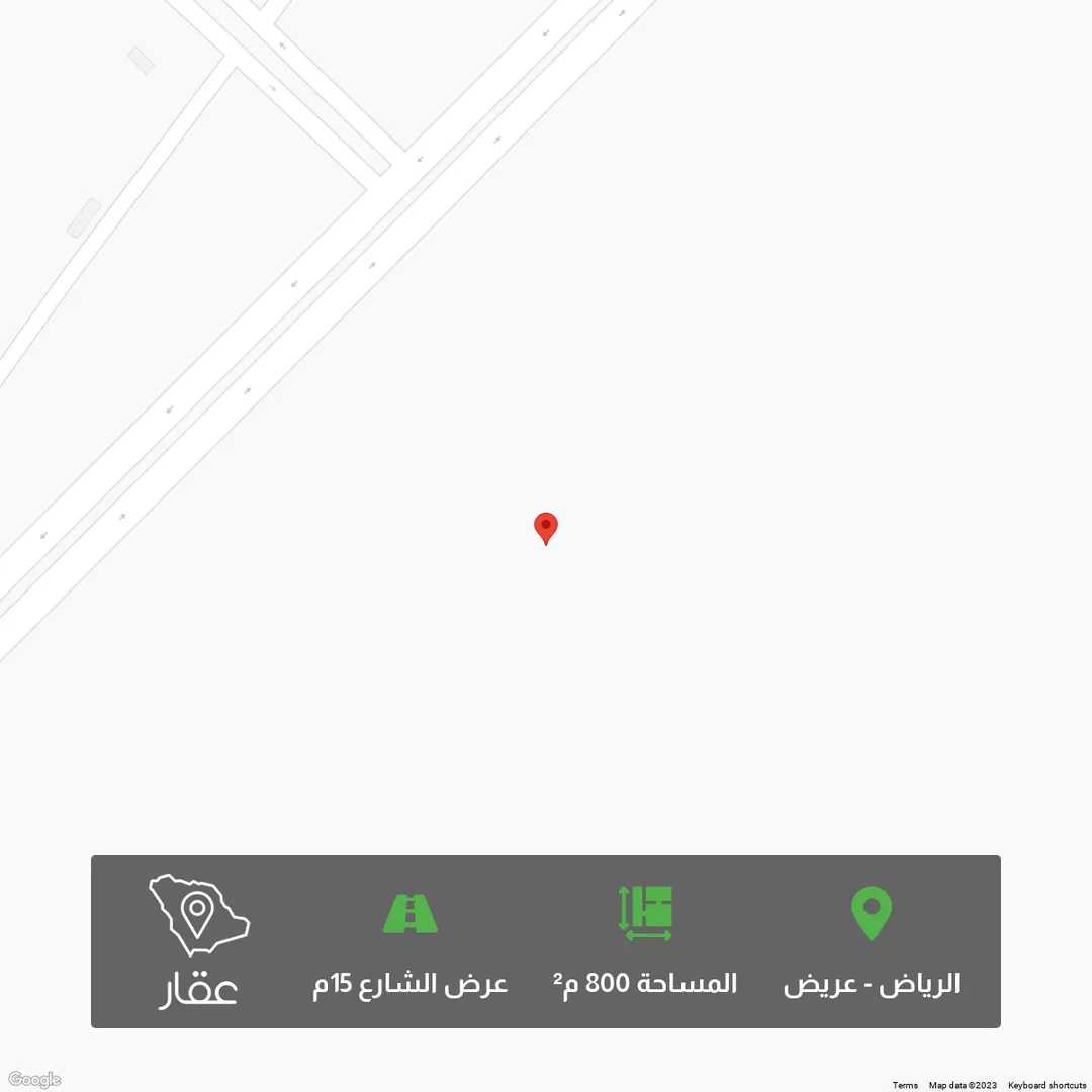 أرض للبيع في حي عريض ، الرياض ، منطقة الرياض 1 صورة