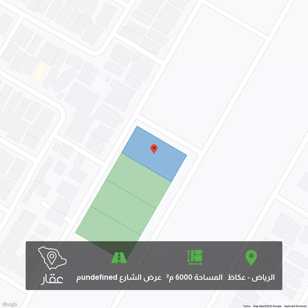 أرض للبيع في شارع ذات الحاج, حي عكاظ, مدينة الرياض, منطقة الرياض 1 صورة