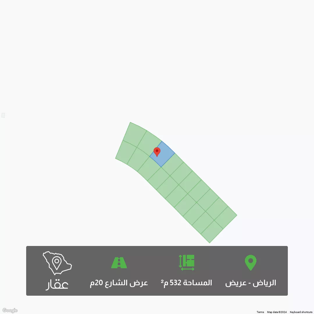 أرض للبيع في حي عريض, مدينة الرياض, منطقة الرياض 1 صورة