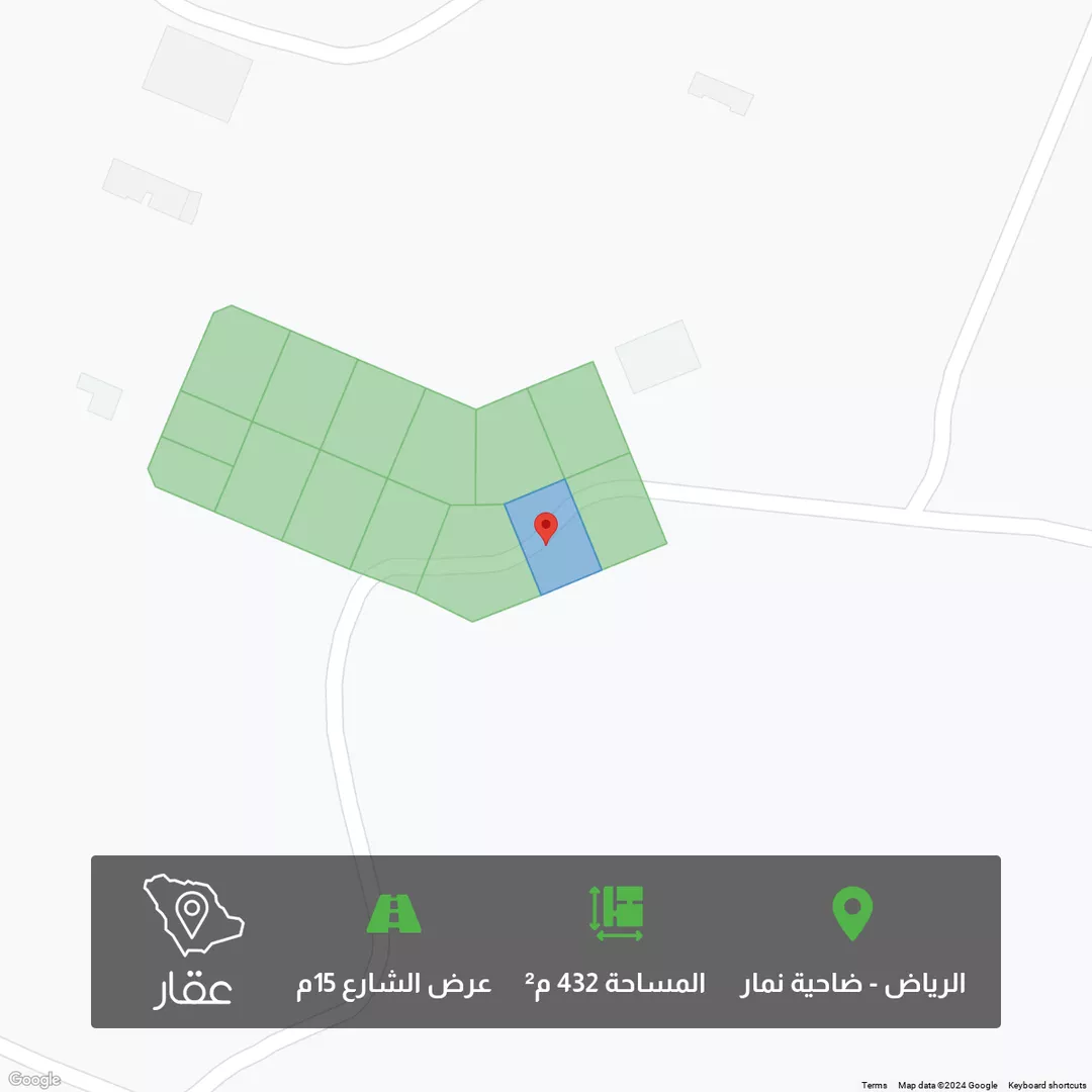 أرض للبيع في حي ضاحية نمار, مدينة الرياض, منطقة الرياض 1 صورة