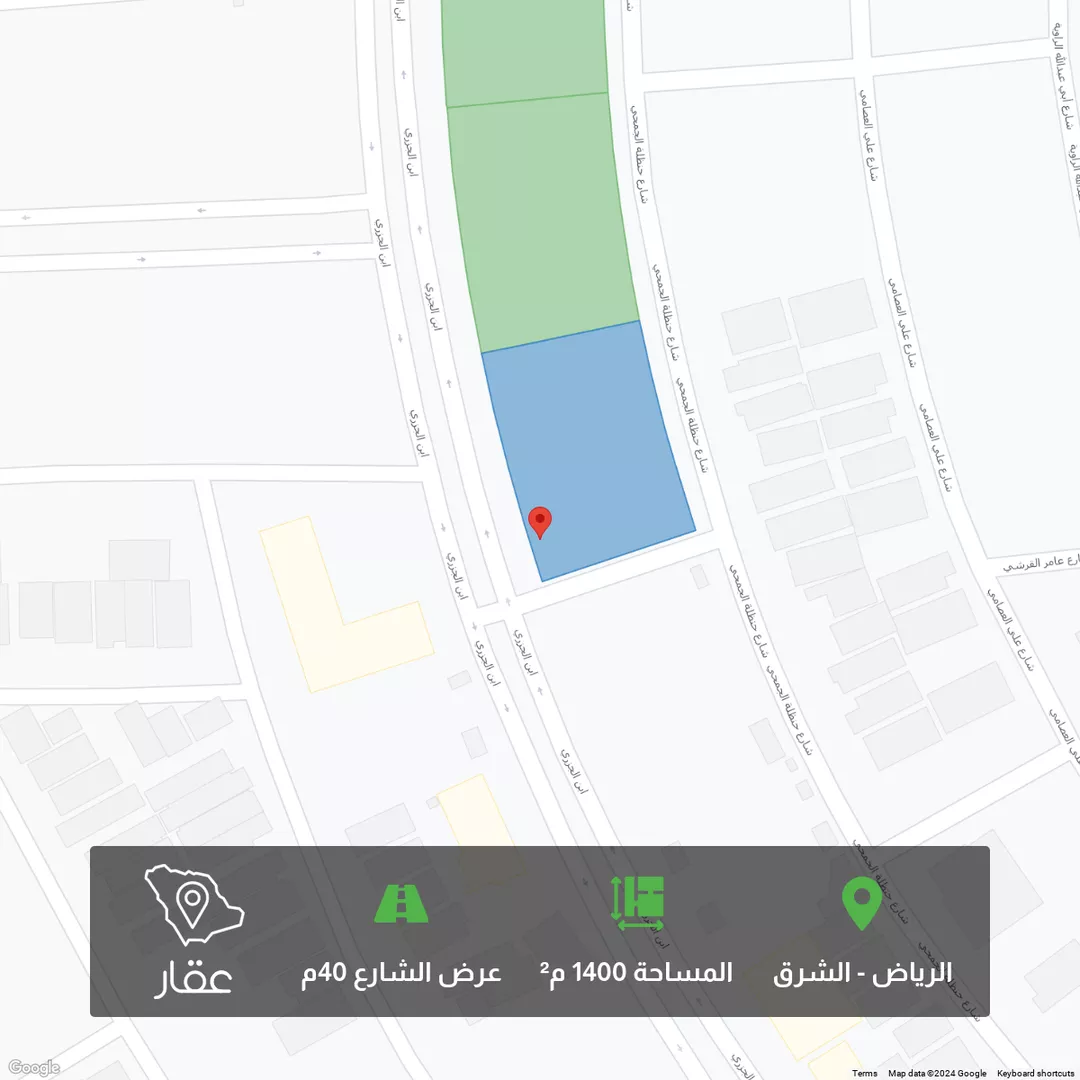 أرض للبيع في شارع ابن الجزري, حي البيان, مدينة الرياض, منطقة الرياض 1 صورة