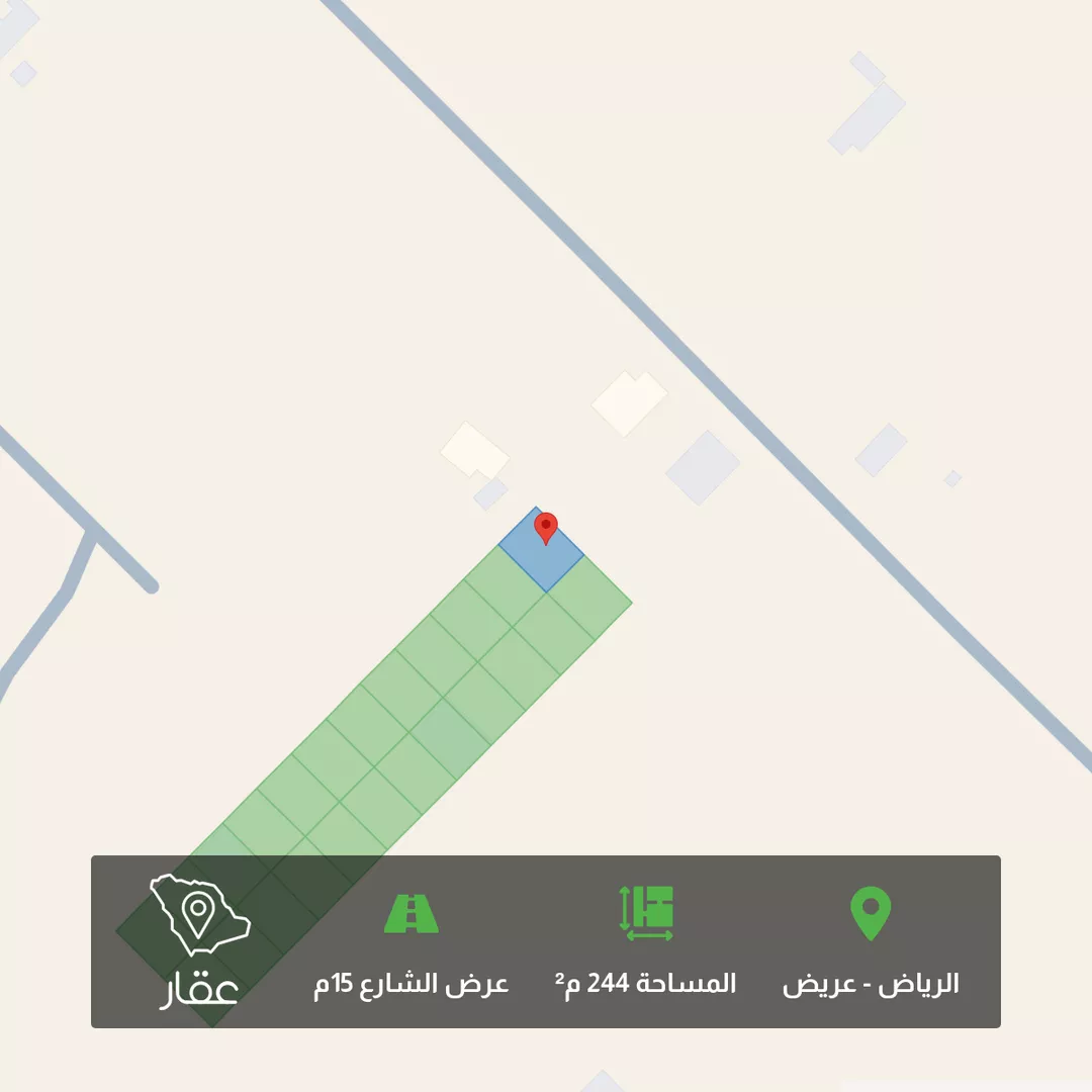 أرض للبيع في حي عريض, مدينة الرياض, منطقة الرياض 1 صورة