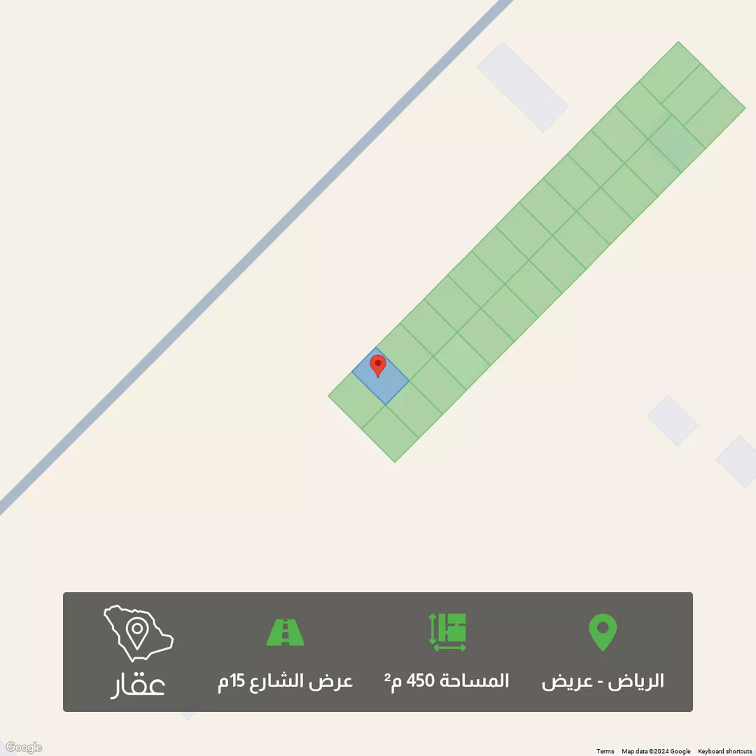 أرض للبيع في حي عريض, مدينة الرياض, منطقة الرياض 1 صورة