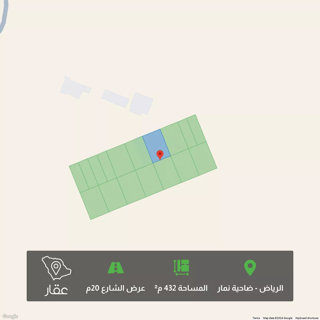 أرض للبيع في حي ضاحية نمار, مدينة الرياض, منطقة الرياض 1 صورة