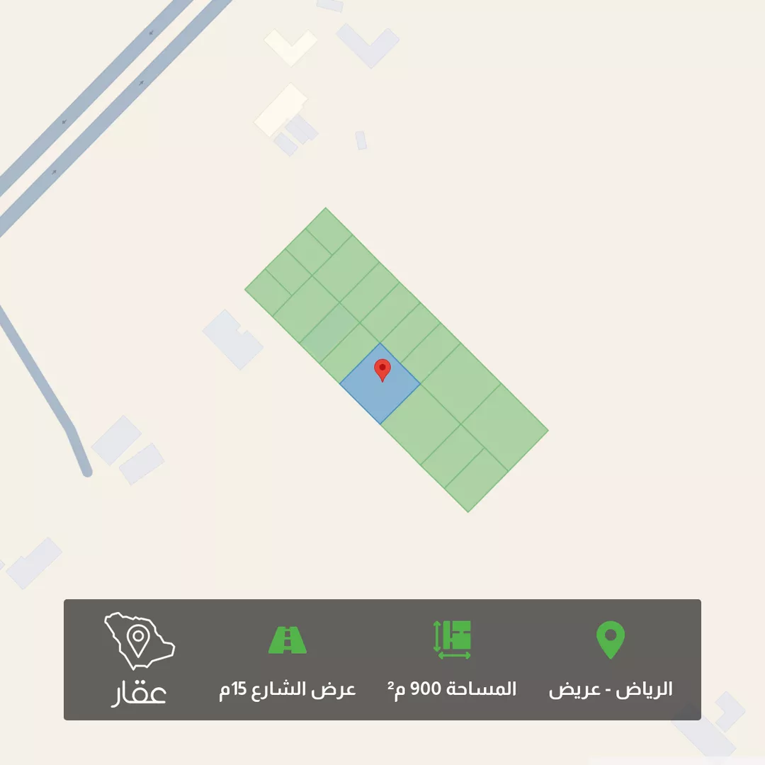 أرض للبيع في حي عريض, مدينة الرياض, منطقة الرياض 1 صورة