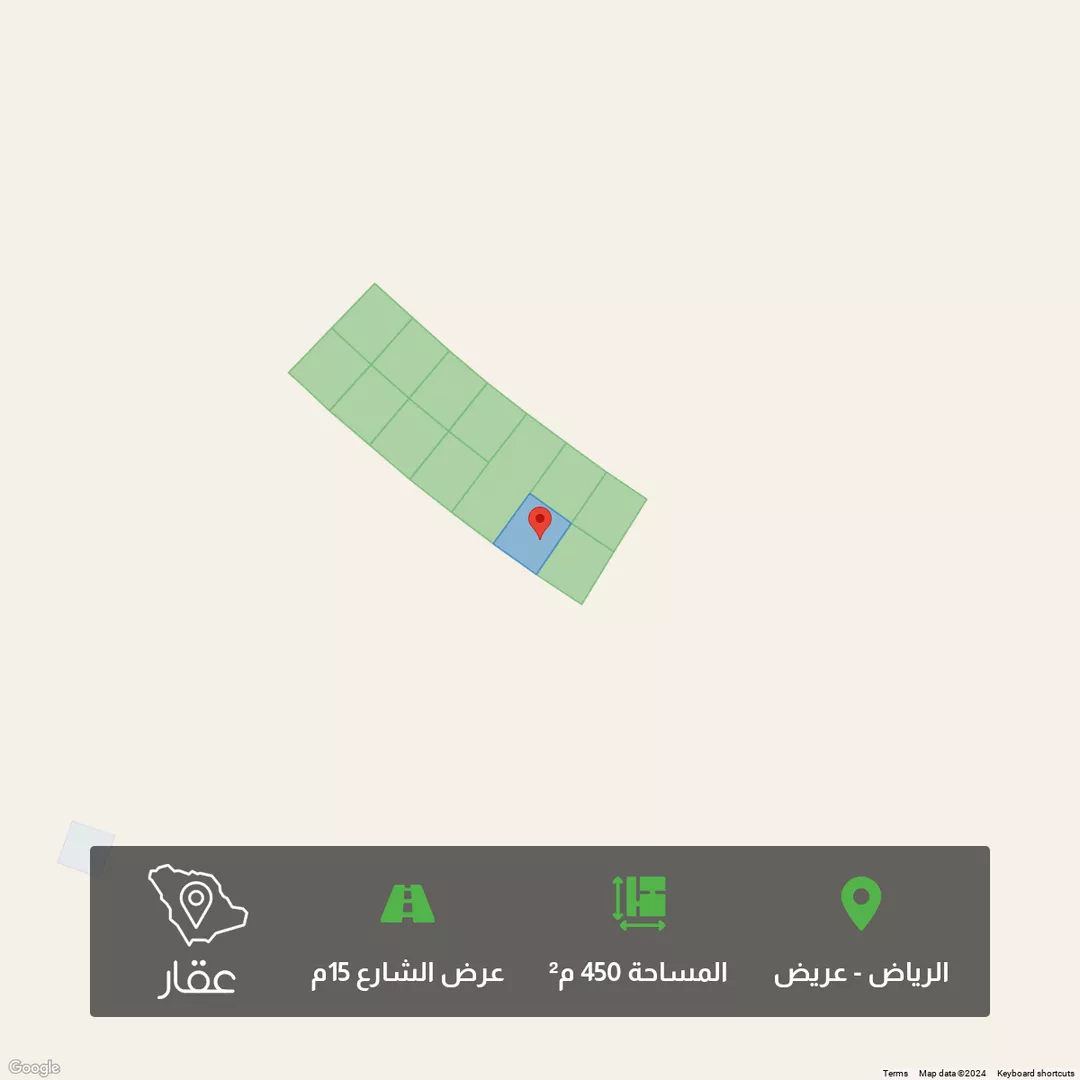 أرض للبيع في حي عريض, مدينة الرياض, منطقة الرياض 1 صورة
